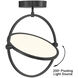 Studio 23 LED 16.5 inch Coal Semi Flush Ceiling Light